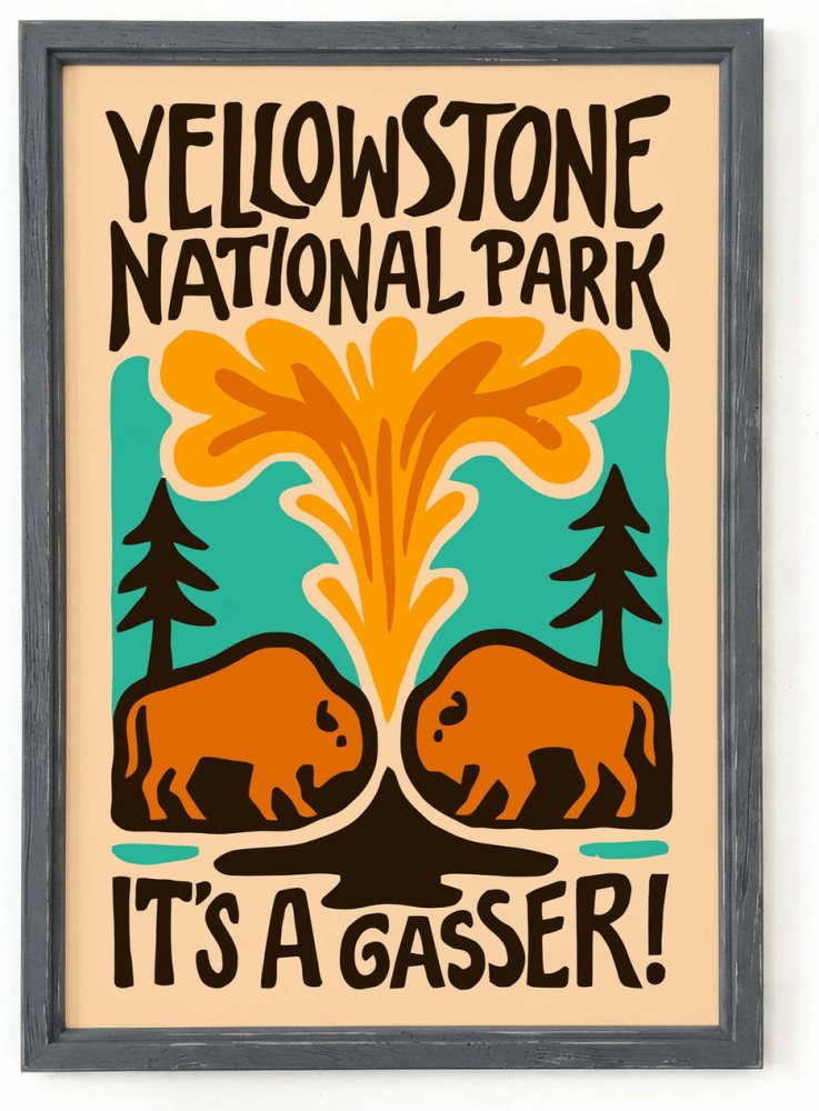 Yellowstone National Park Poster