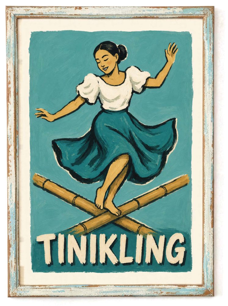 Tinikling Dance Poster Print