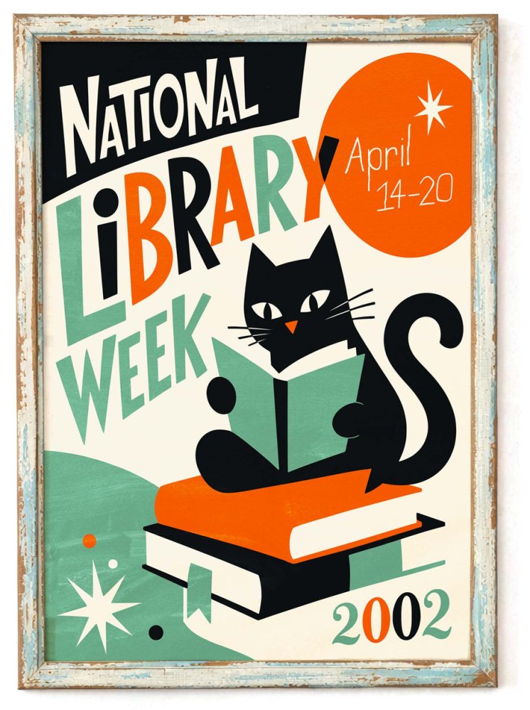 National Library Week Poster Print