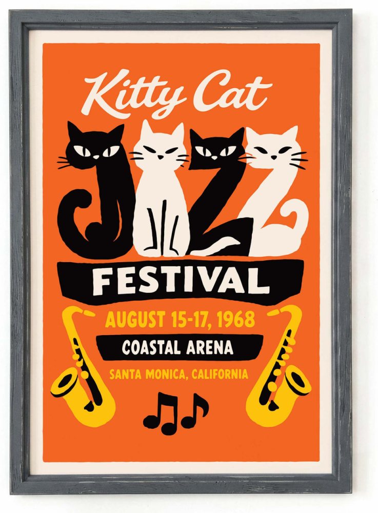 Kitty Cat Jazz Festival Poster