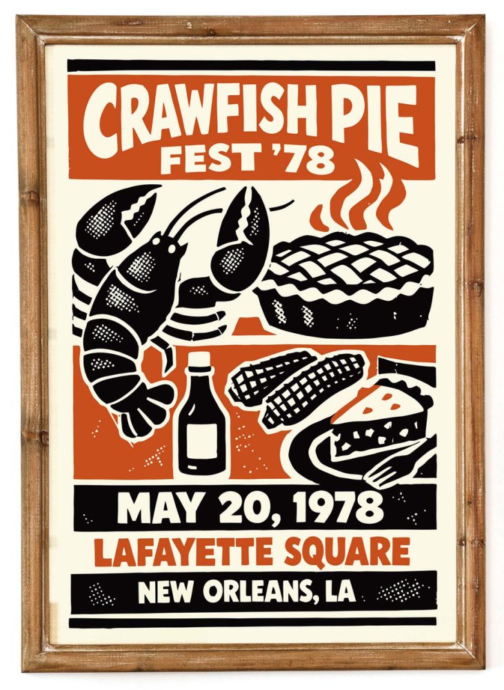 Crawfish Pie Festival Poster
