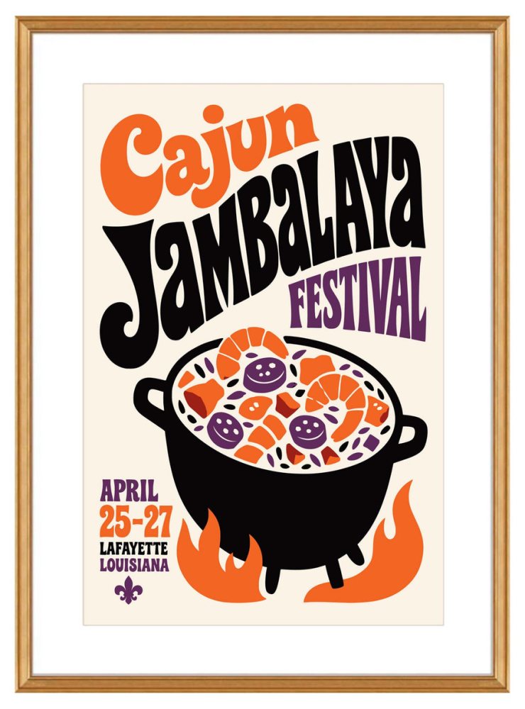 Cajun Jambalaya Festival Poster