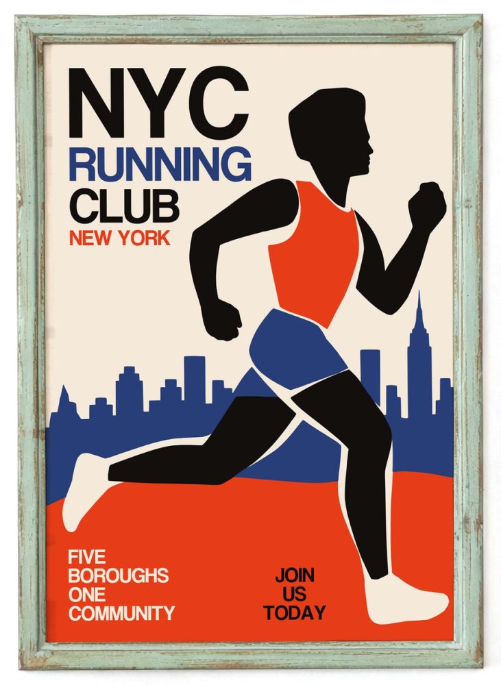 NYC Running Club Poster