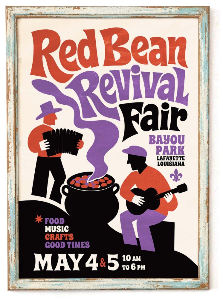 Red Bean Revival Fair Poster