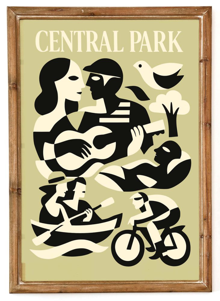 Central Park Wall Art Print