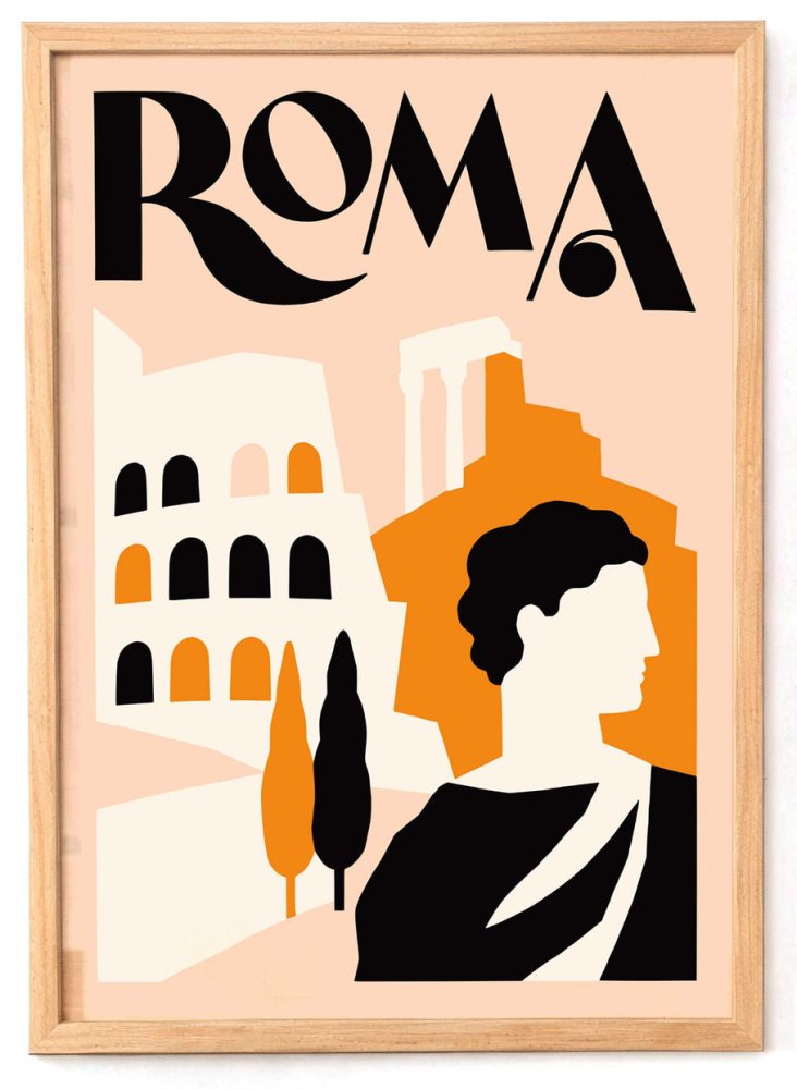 Rome Travel Poster Print