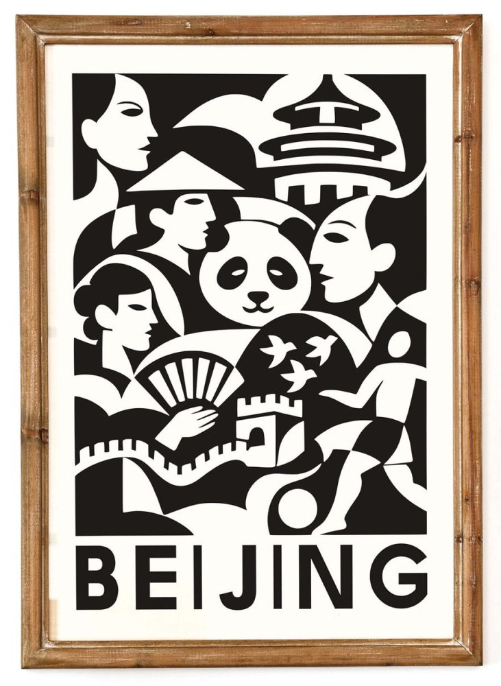 Beijing City Travel Print
