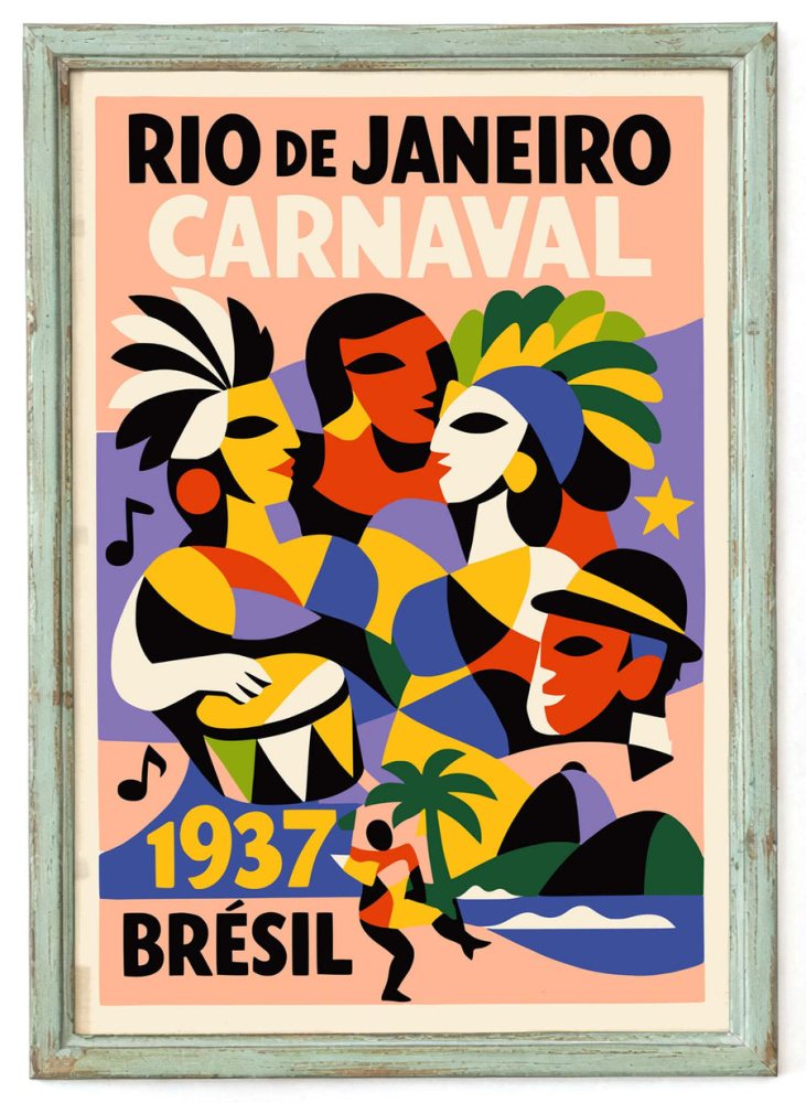 Rio De Janeiro Carnaval Poster