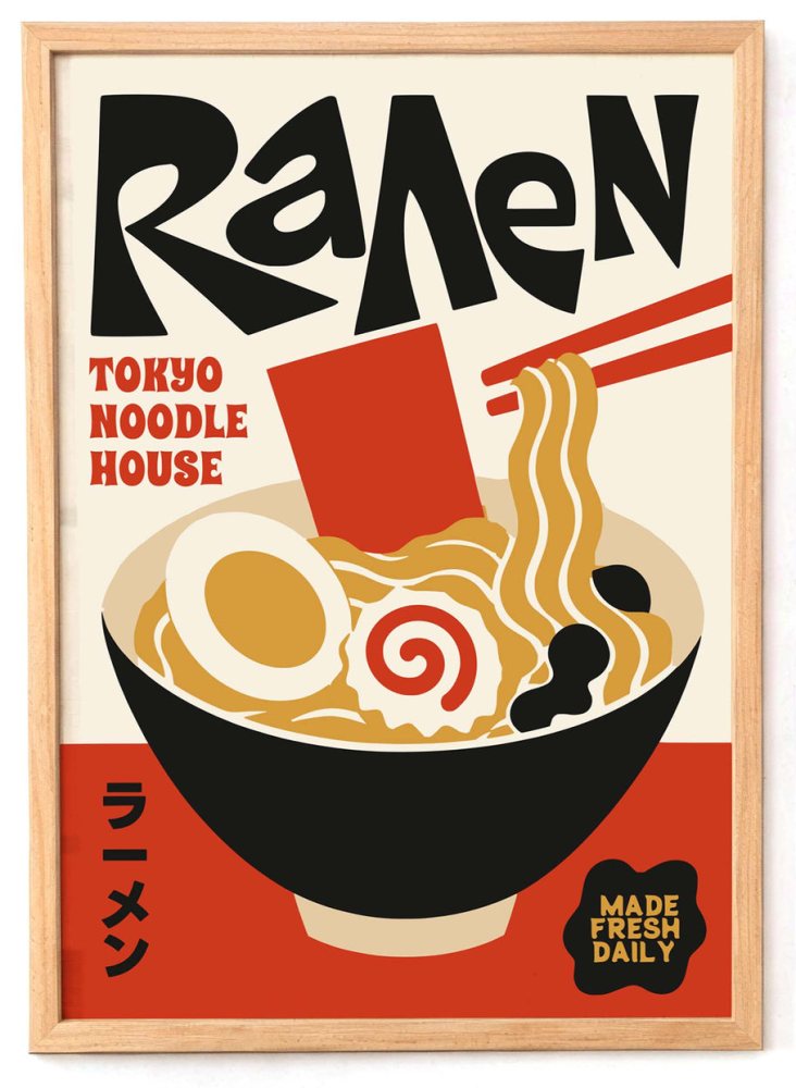 Tokyo Ramen Noodle House Print