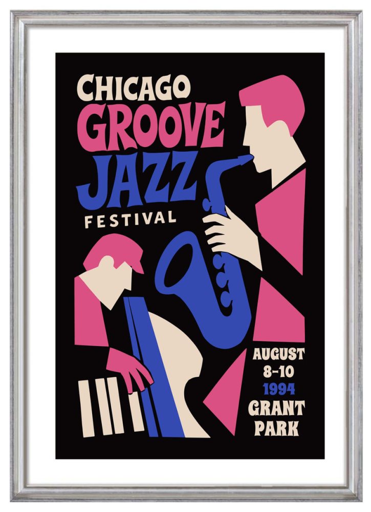 Chicago Groove Jazz Festival Poster