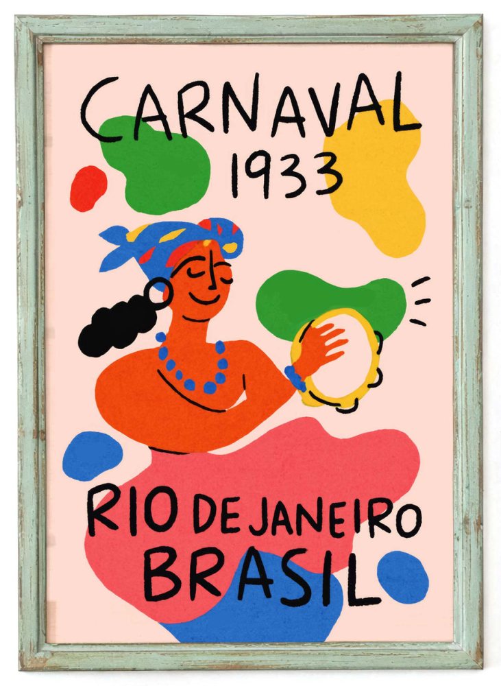 Rio Carnival Poster Print