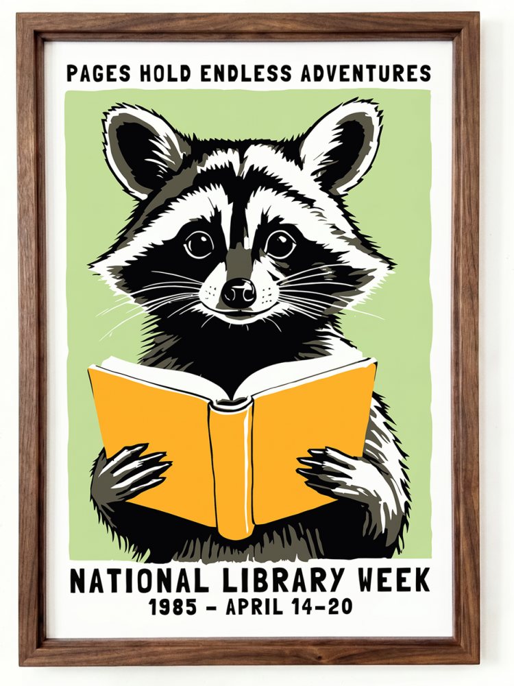 National Library Week Poster Print