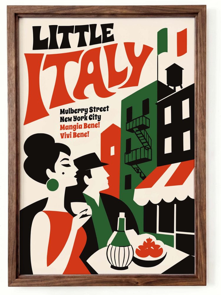 Little Italy New York Poster