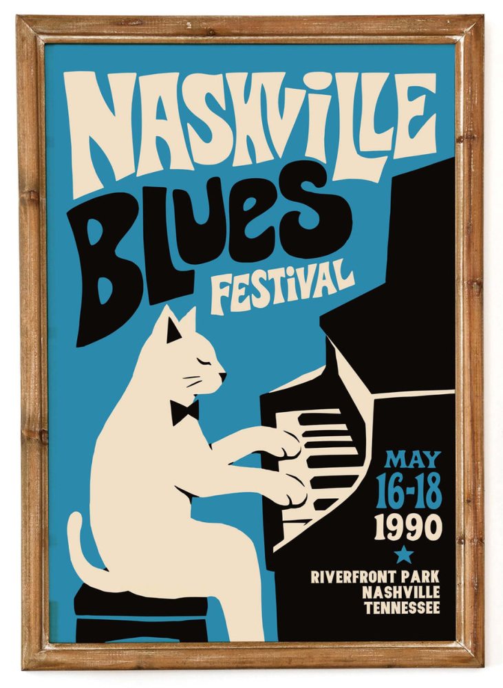 Nashville Blues Festival Poster