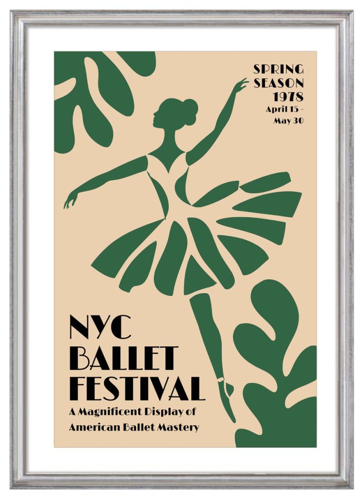 NYC Ballet Festival Poster Print