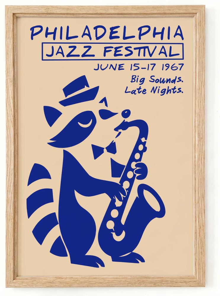 Philadelphia Jazz Festival Poster Print