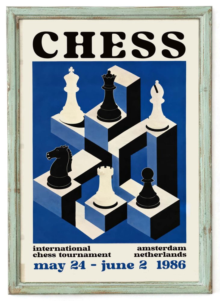 International Chess Tournament Poster Print