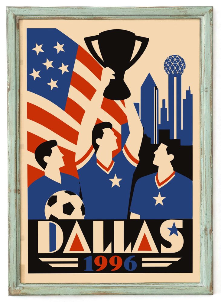 Dallas Soccer Cup Poster Print