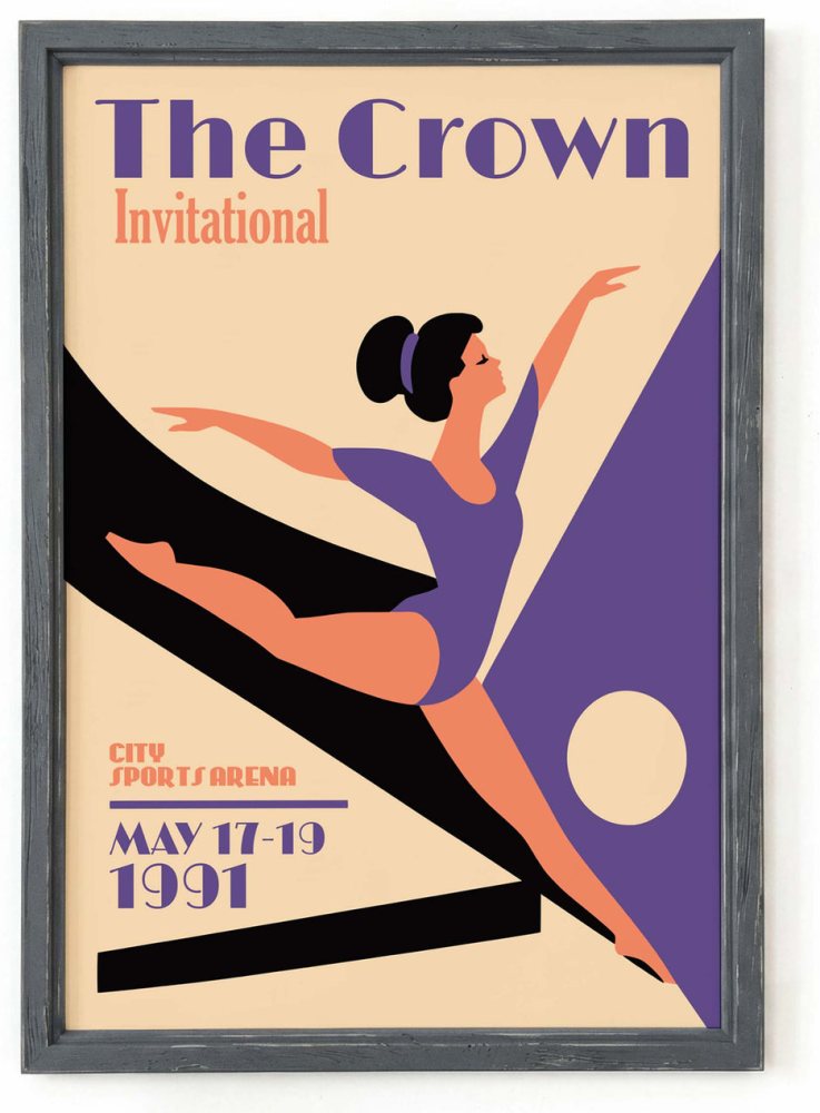 Crown Invitational Ballet Poster Print