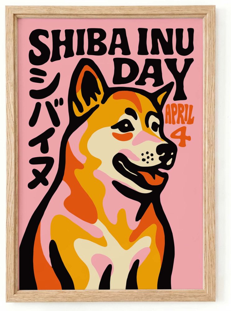 Shiba Inu Day Celebration Poster