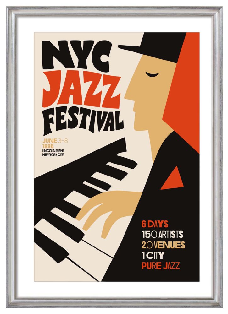 NYC Jazz Festival 1996 Poster