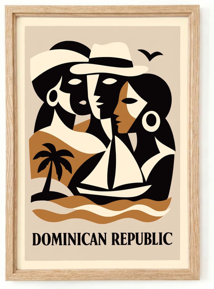 Dominican Republic Travel Poster