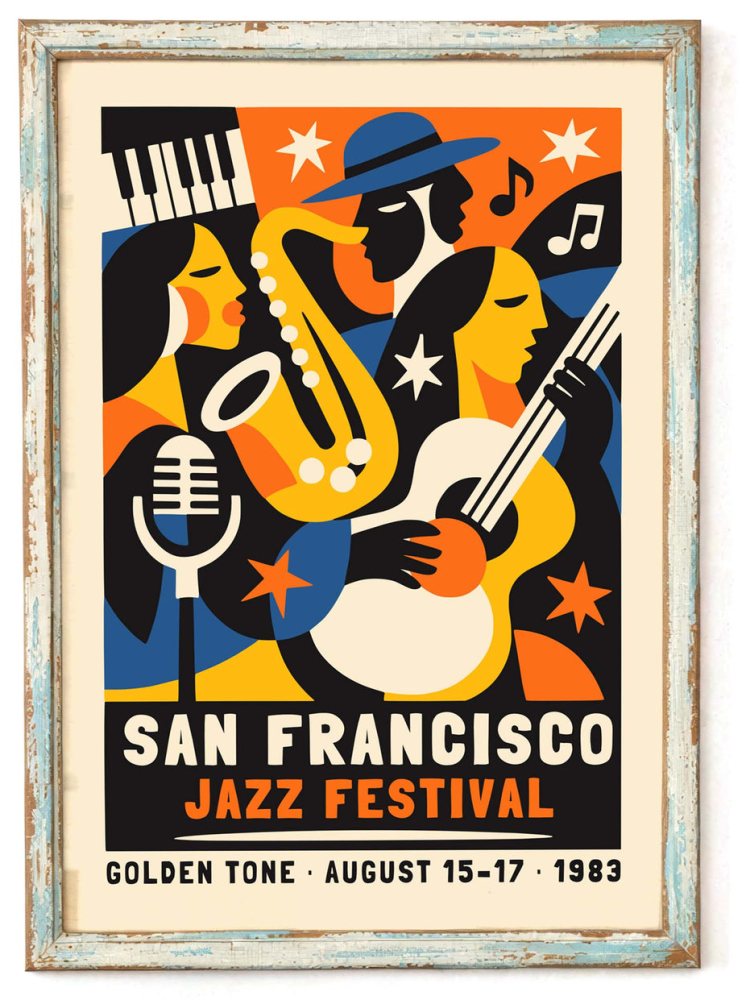 San Francisco Jazz Festival Poster