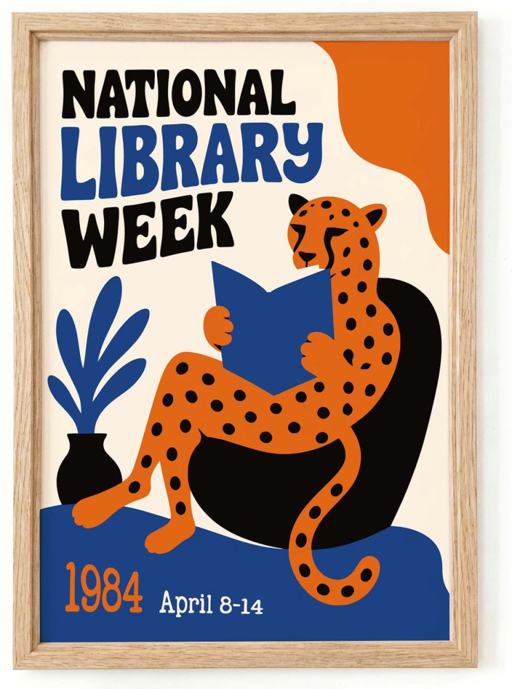 National Library Week 1984 Poster