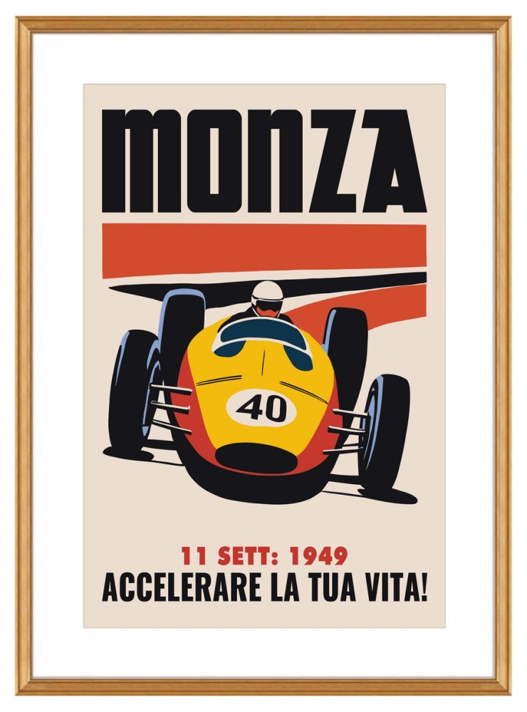 Monza Grand Prix Poster Print