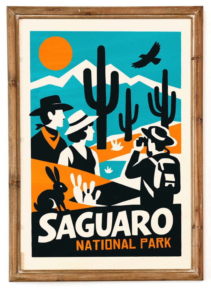 Saguaro National Park Poster Print