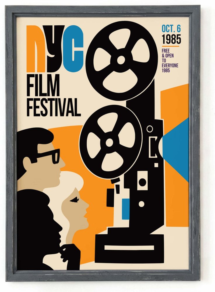 NYC Film Festival Wall Art