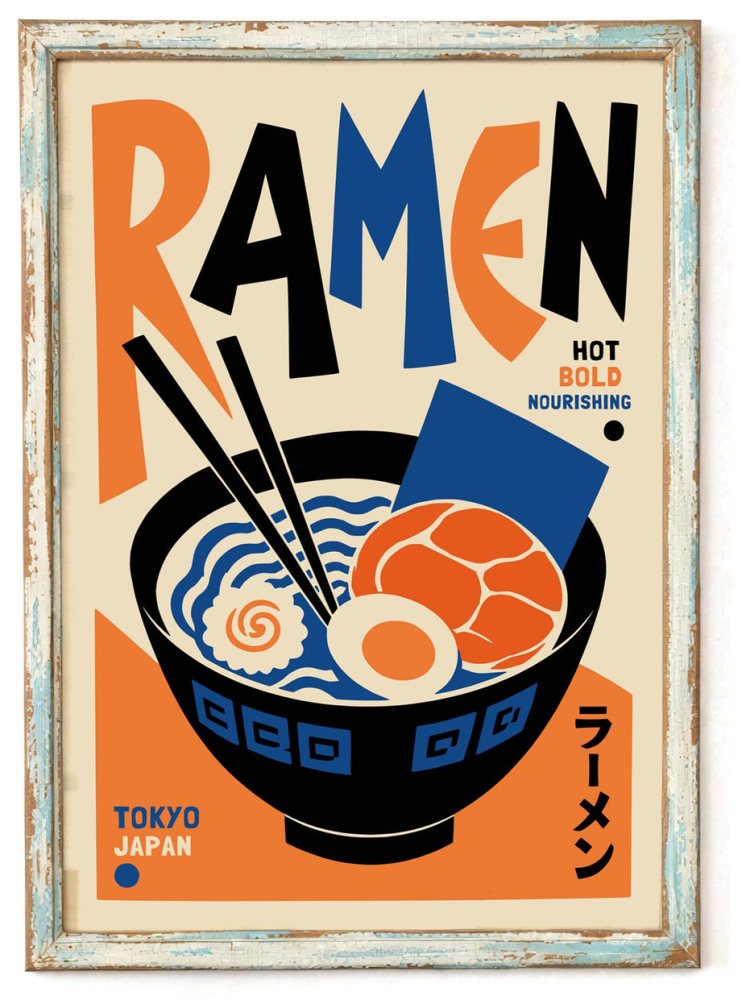 Japanese Ramen Kitchen Wall Art