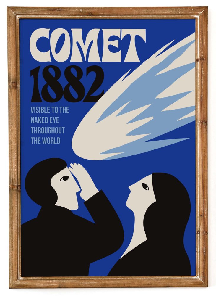 1882 Comet Poster Print