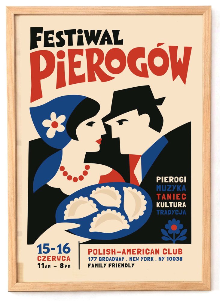 Festival Pierogów Poster Print