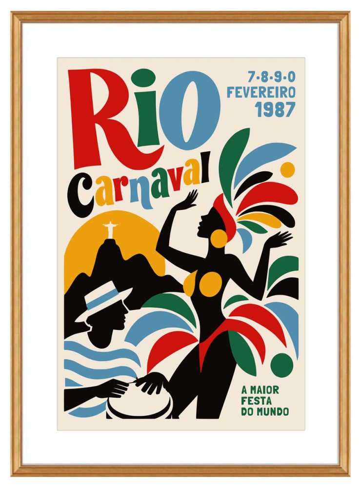 Rio Carnaval Poster Print