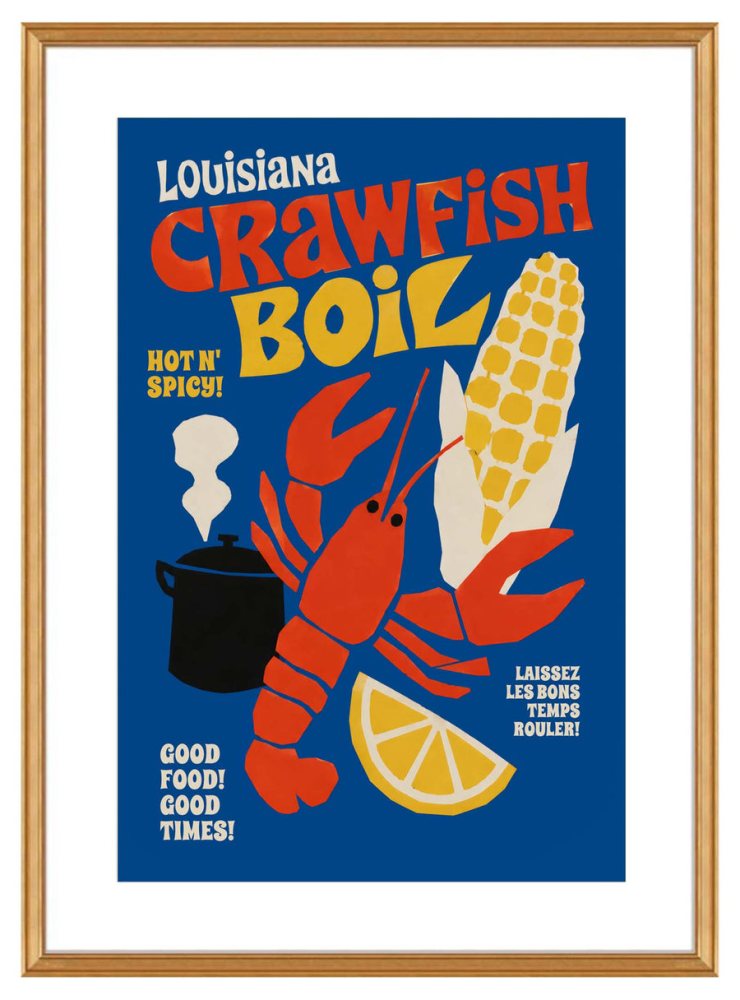 Louisiana Crawfish Boil Wall Art