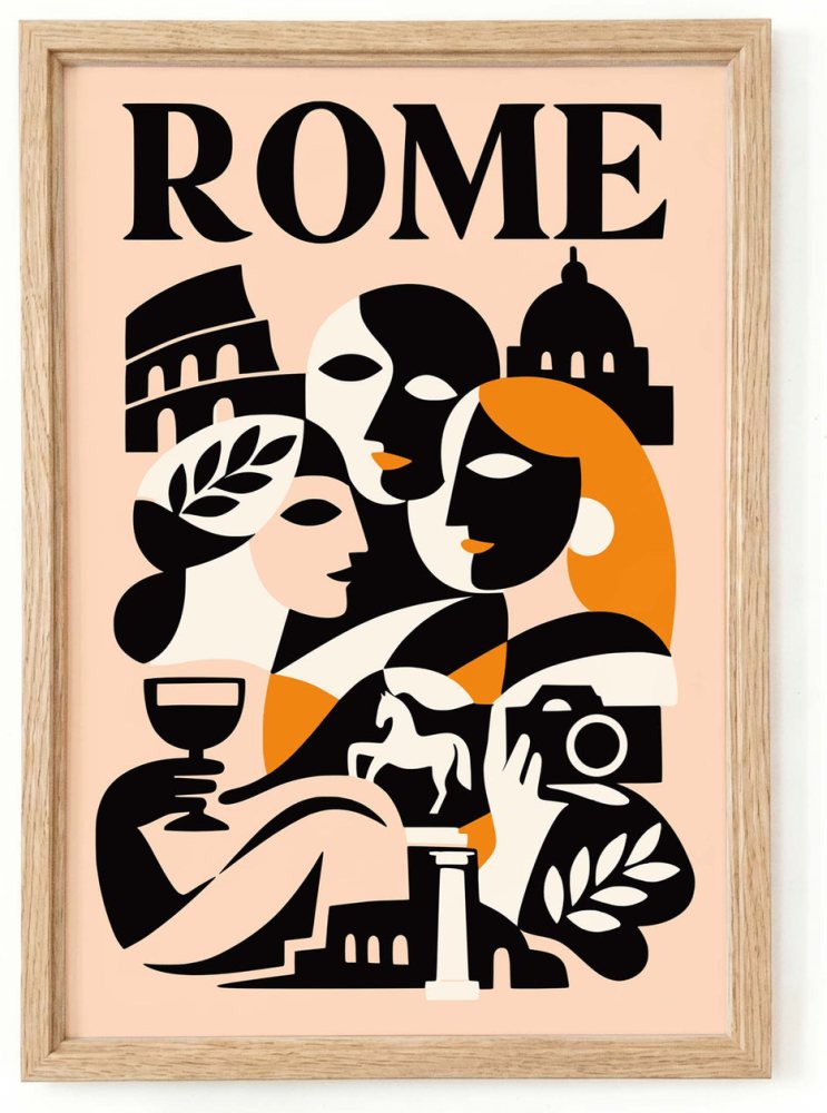 Rome Travel Poster Print