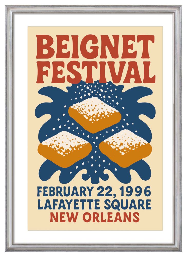 Beignet Festival New Orleans Poster Print