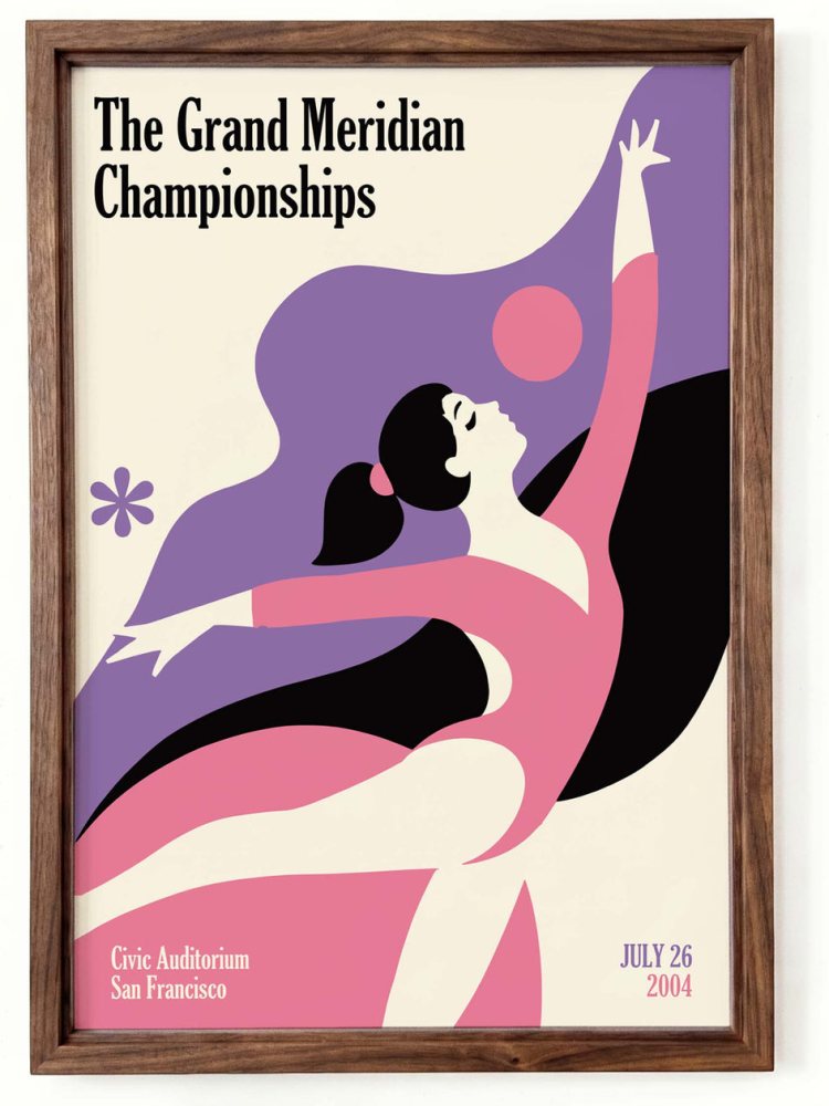Retro Ballet Poster