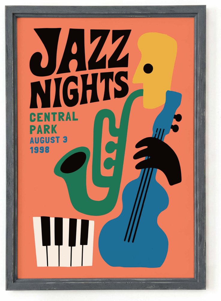 Jazz Nights Poster Print