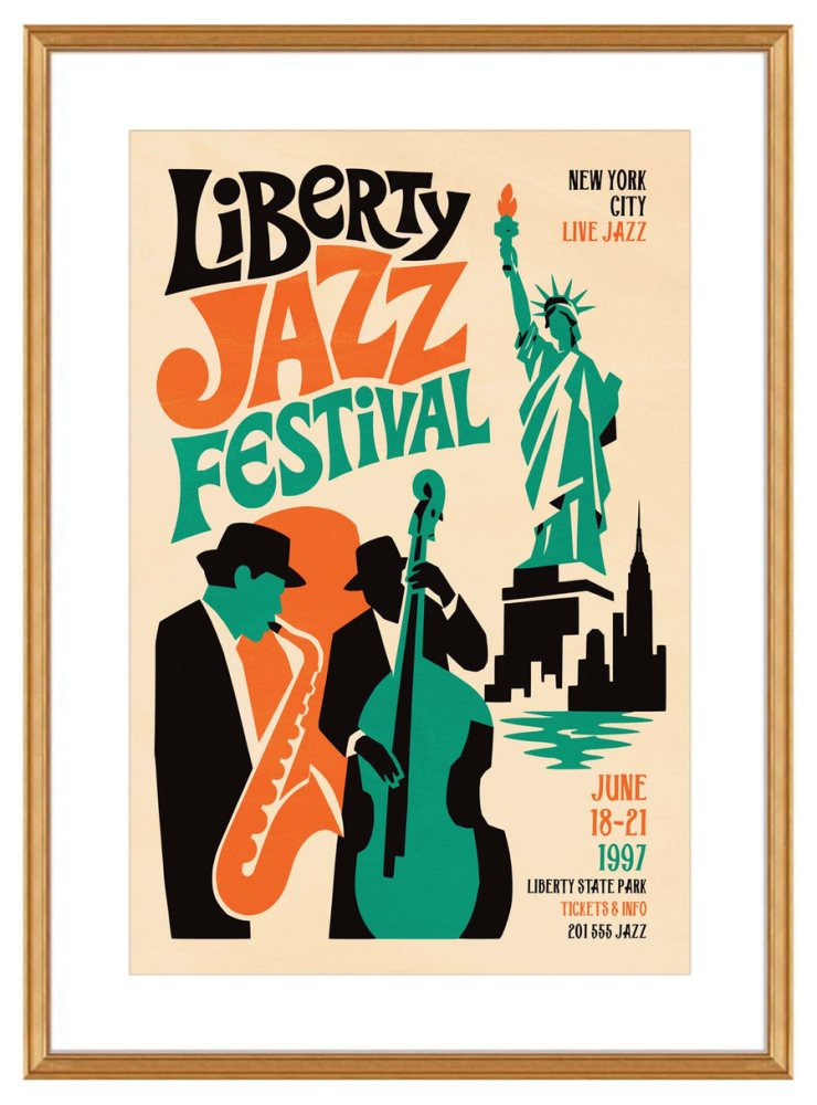 Liberty Jazz Festival Wall Art