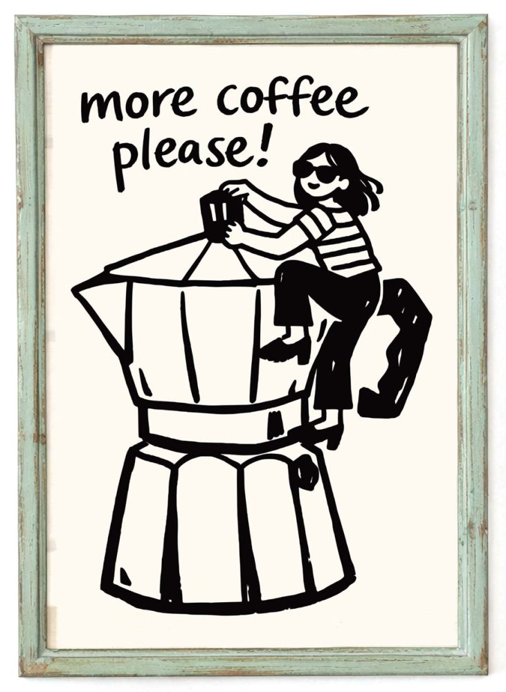 Coffee Lover Moka Pot Print