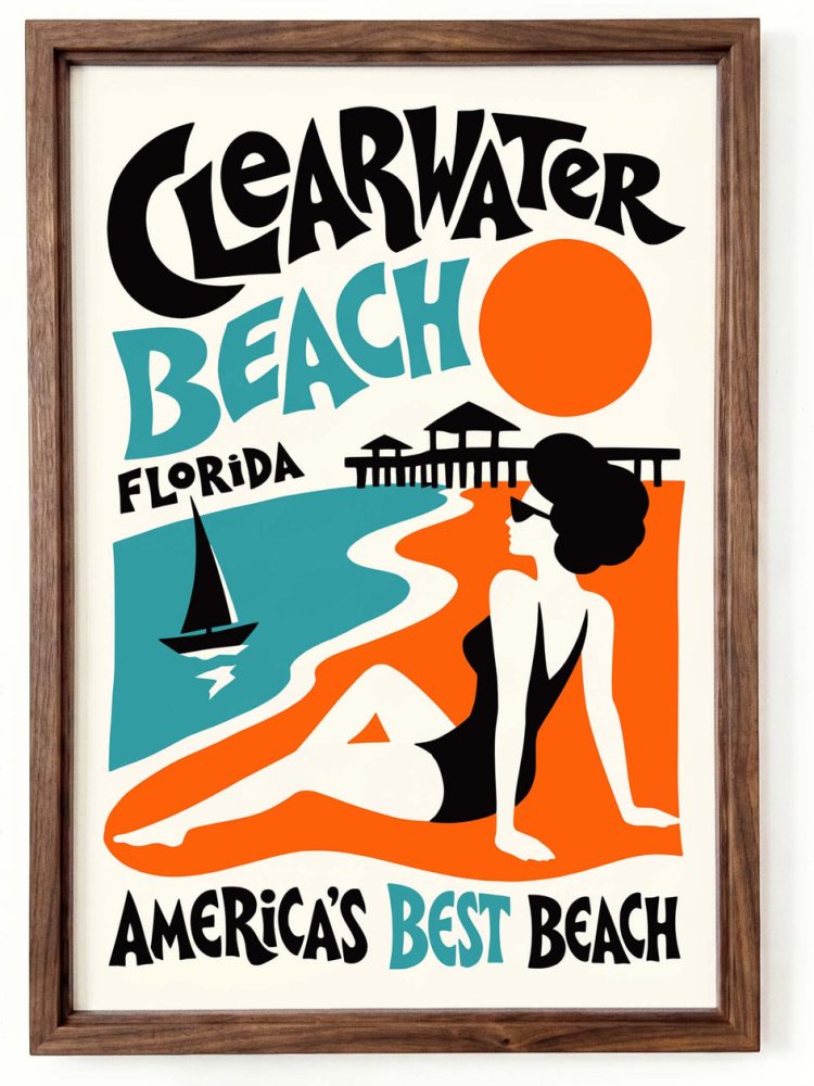 Clearwater Beach Florida Poster