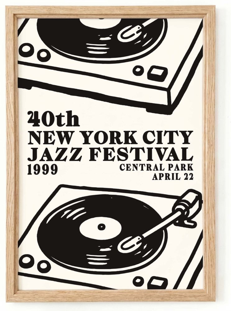 New York Jazz Festival Print