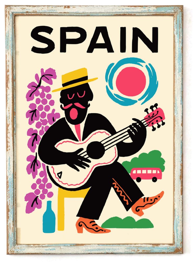 Spain Travel Poster