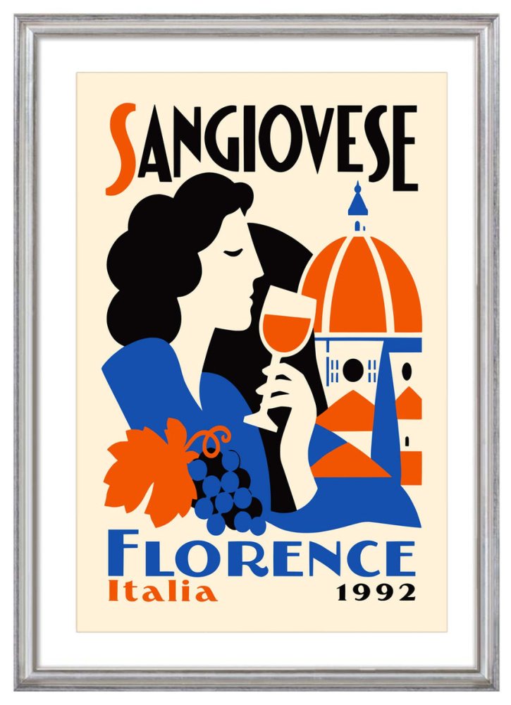 Sangiovese Florence Italia Poster