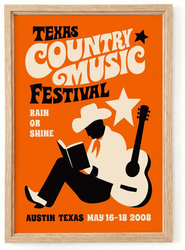 Texas Country Music Festival Print