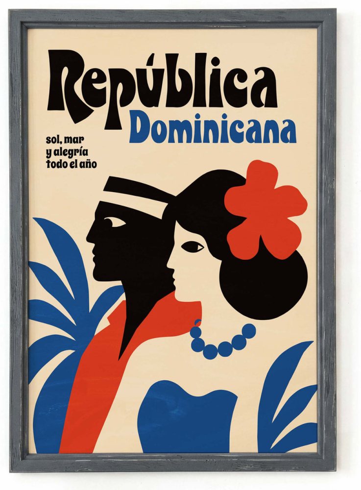 República Dominicana Travel Poster