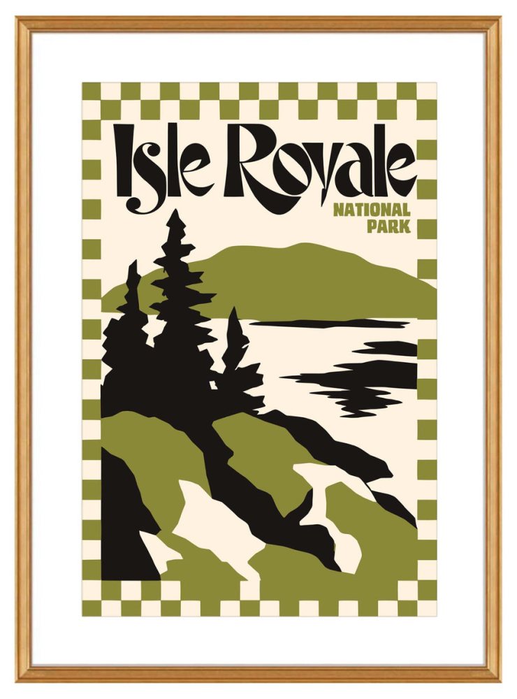 Isle Royale National Park Poster