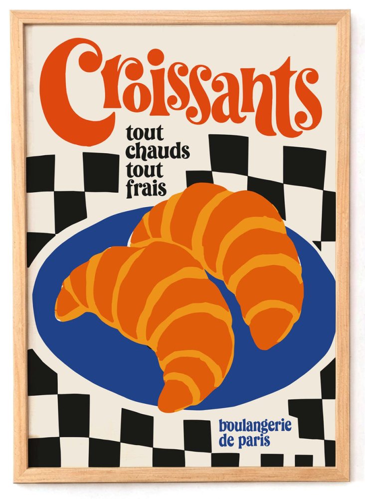 Croissants Paris Bakery Print